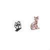 Iron Cat Paw Napkin Holder Multi Purpose Bill Organizer Cute Animal Sculpture Art Craft Tissue