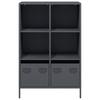 Highboard Anthracite 68x39x103.5 cm Steel