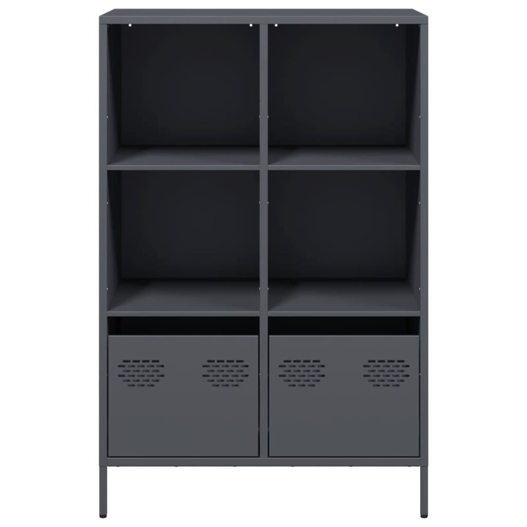 Highboard Anthracite 68x39x103.5 cm Steel