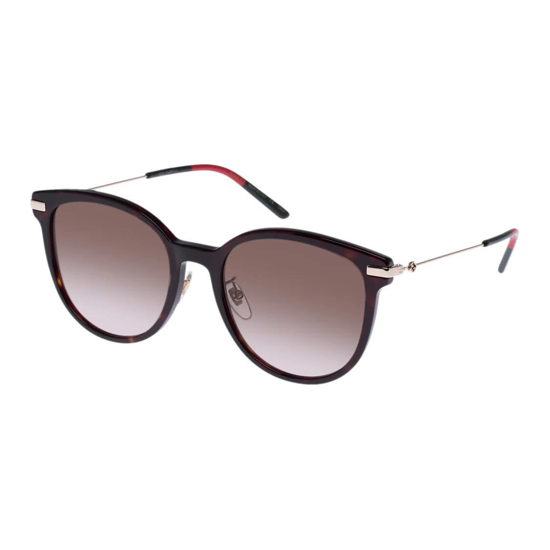 

GUCCI Logo Acetate Round Sunglasses Women s Tortoiseshell 56