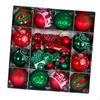 44 Christmas Baubles, Ornaments, Balls, Craft Supplies, Hanging Baubles for