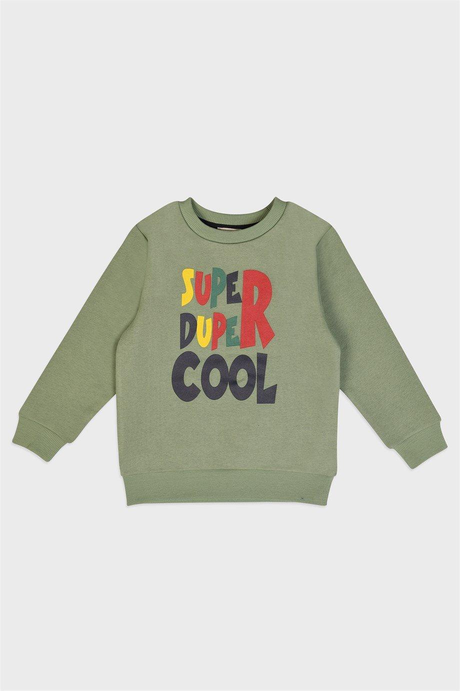 

Толстовка Super Duper для мальчиков 2-4 Years зелёный
