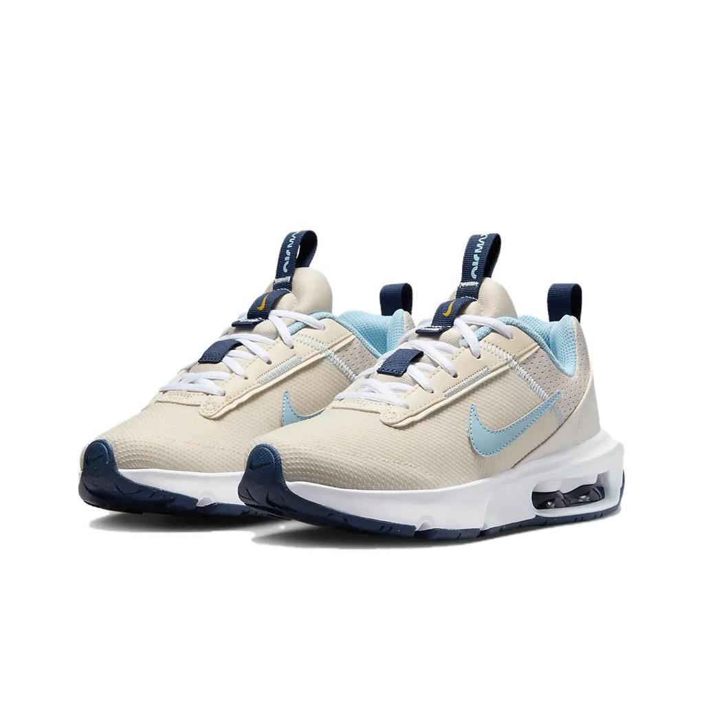 Nike Air Max Intrlk Comfortable Versatile Fabric Synthetic Leather Low Top Kids Casual Shoes Kids sneaker Yellow White DH9393-104
