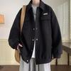 Japanese Retro Autumn and Winter Coat Men's New Loose Large Size Versatile Casual Workwear Couple Jacket Men's Clothing