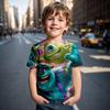 Summer Kids T-Shirt 3D Cartoon Print Kids Anime Trendy Popular Monster College Boys Girls Casual Fashion Party Tops