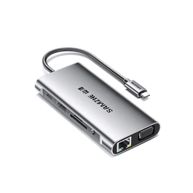 ShanZe 10-in-1 USB-C Docking Station
