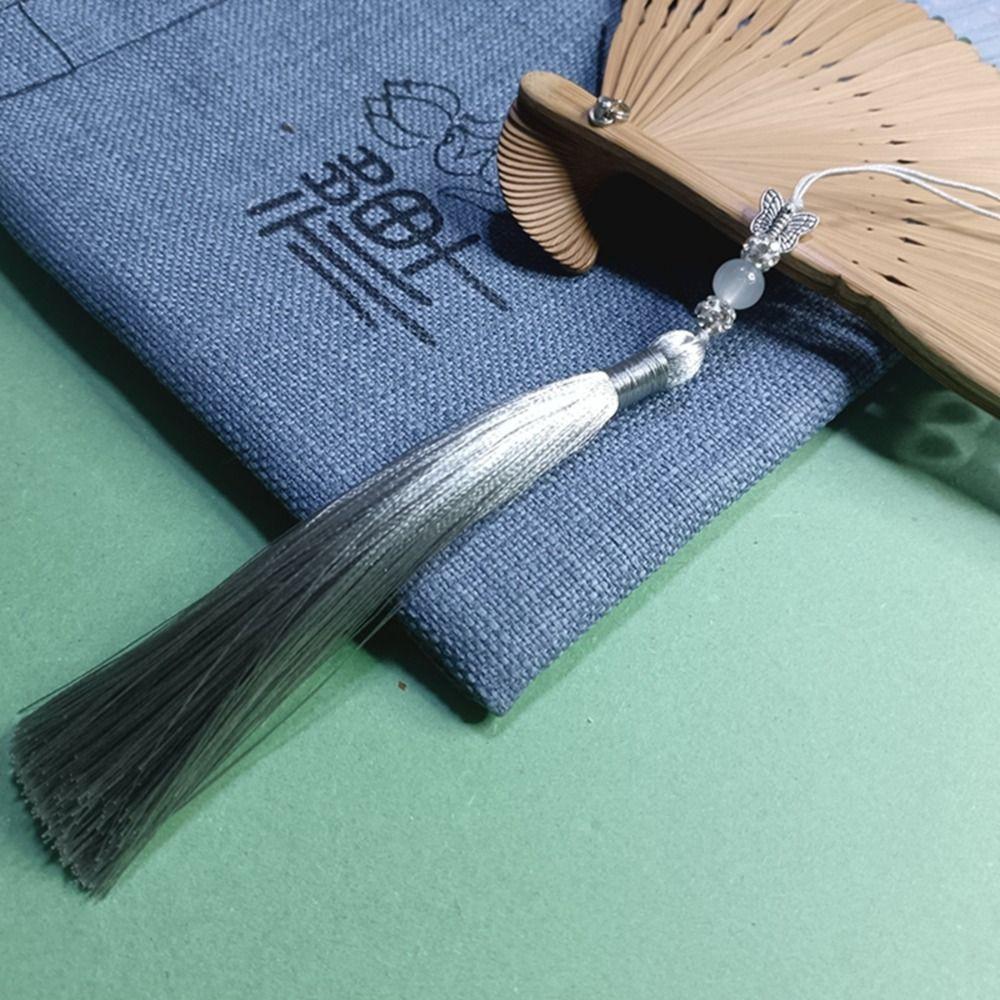 DIY Crafts Bookmark Tassels Lucky Phone Pendant Chain Keychain Tassel Car Keyring  Gift