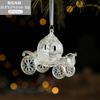 New Christmas Tree Pendant Acrylic Transparent Colorful Symphony Creative Bells Angel Girl Christmas Decoration Pendant Festive