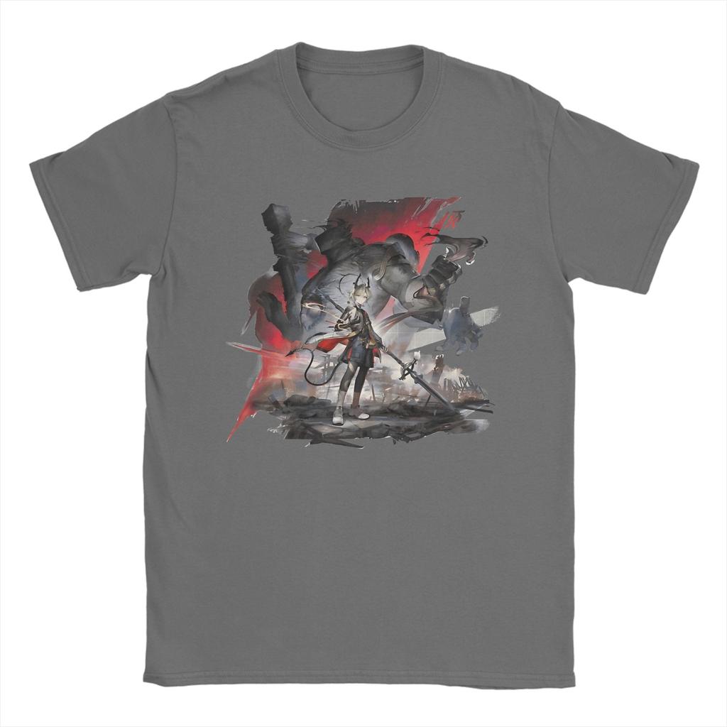 Laevatain Arknights Endfield New Arrival T Shirt for Unisex Women Pure Cotton Tee Shirt Clothes