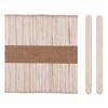 200/500/1000pcs 4.5 Inch Wooden Craft Sticks, Hair Removal Wax Sticks for Eyebrow and Body, Wax Wiping Tools,Natural Wood Popsicle Ice Cream