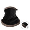 Winter Fleece Snood Hat: Multifunctional Windproof Neck Warmer & Cycling Face Mask with Adjustable Drawstring.