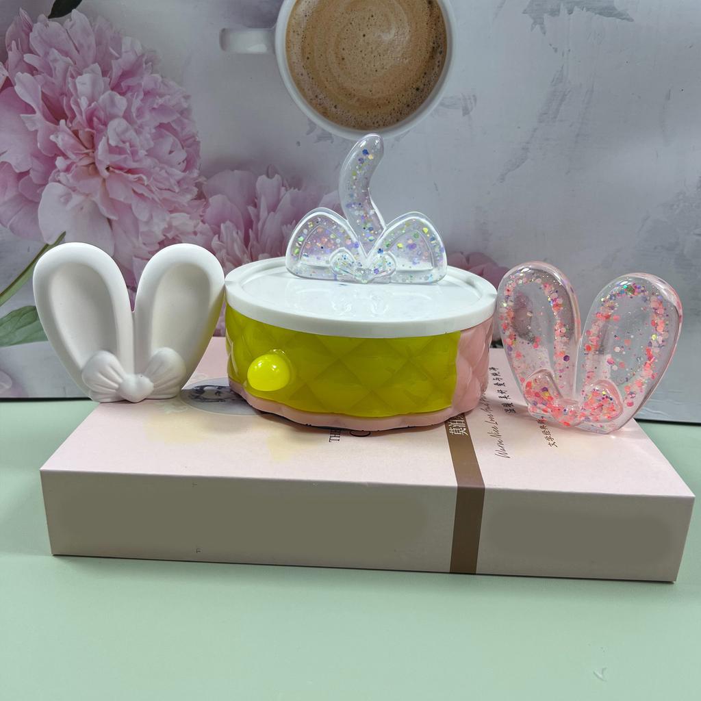 Silicone Animal Ear Shaped Mold Cute Accessories DIY Ornaments Molds Perfect Gift for DIY Enthusiasts and Craft Lovers