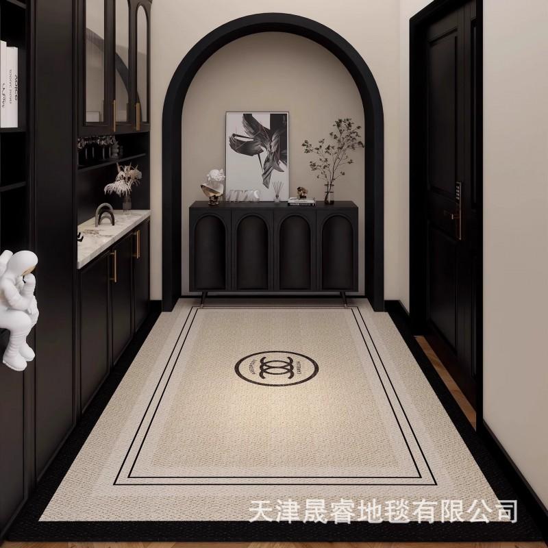 Modern Minimalist Entrance Door Mat Hallway Non-Slip Thick Floor Rug Easy Clean Nordic Style Multiple Sizes Colors
