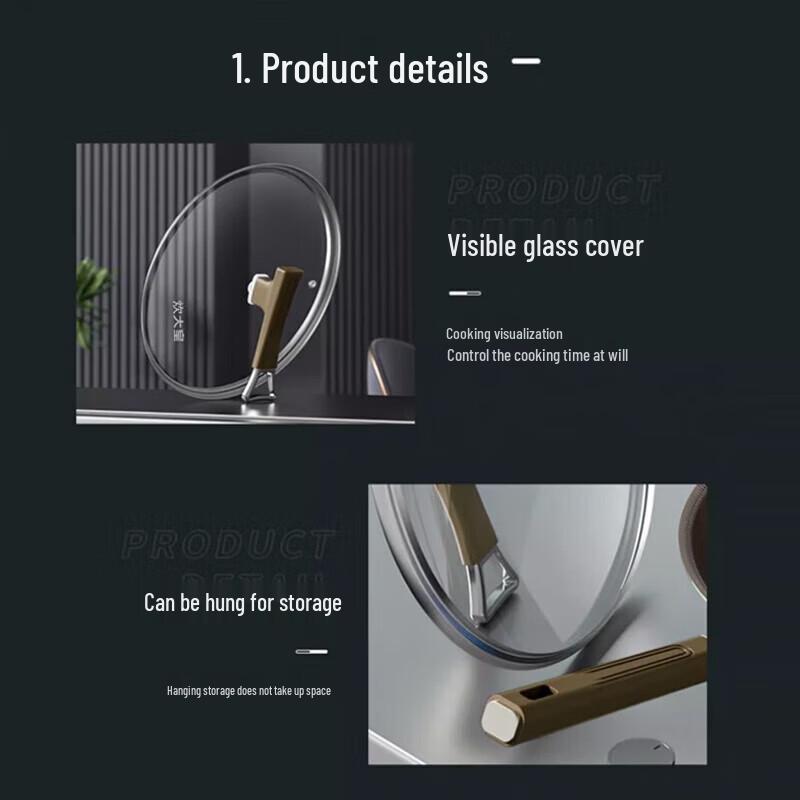 COOKER KING 34cm Multi-layer Titanium Non-stick Wok