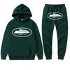 Grensoverschrijdend Corteiz trendy merk hoodie trainingspak sport trui heren en dames tweedelig trui + joggingbroek kleding street shirt