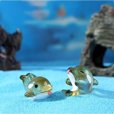 DIY Sea Animals Ornaments Hand-painted Marine Animal Series Sea Fish Model Resin Micro Landscape Marine Animals Miniature
