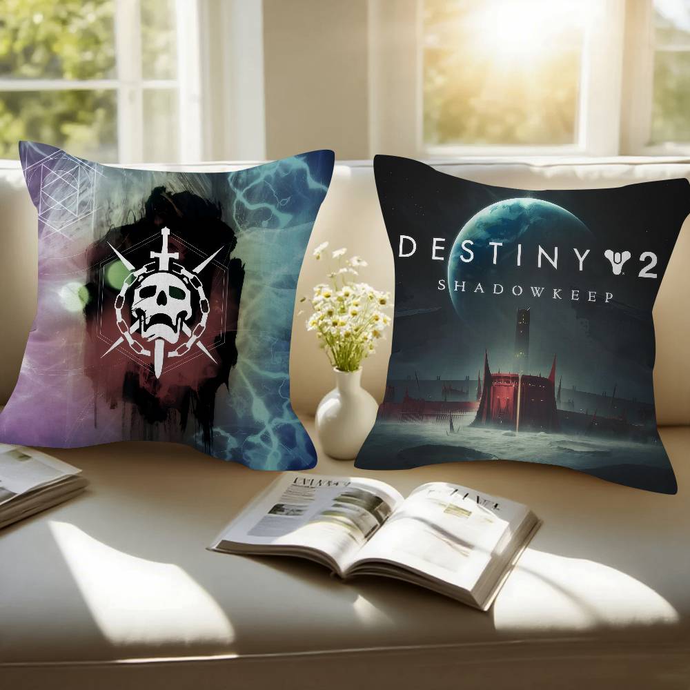 Destiny Raid Collection Video Game Pillow Gift Home Office Decoration Bedroom Sofa Car Cushion Cover case 45x45