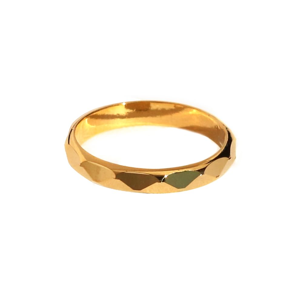 

Made in Size Diamond Cut Marriage Pink Gold [MELODY] [Melody Accessories] Ring, Japan, Women s, 9, 11, 13, Multi-faceted, Ring, Simple, Gold, Gold, золотий