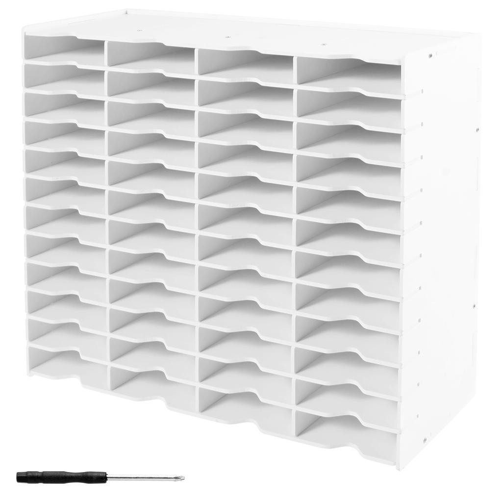 24/48 Fächer Aufbewahrungsregal Stempel Souvenir Organizer Box Wasserdichte Stempelkissen Aufbewahrungsregale Vielseitiger Organizer Halter für Schreibtisch