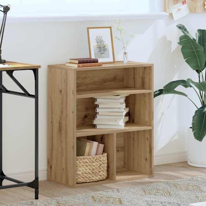 VidaXL Bookcase Artisan Oak 60x30x71.5 Cm Engineered Wood, Storage Cabinet, Storage Shelf, Unit of 860318