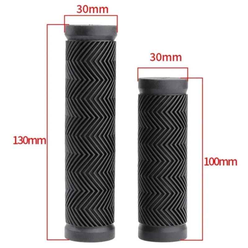 Bike Handlebar Handle Hand Grips MTB Mountain Bicycle Scooter Black Soft Rubber Bicycle Replacement Accesseries 22.2-25.4mm