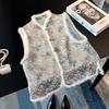 Women's New Chinese Style Jacquard Cotton Vest