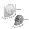 1 Pcs DIY Silicone Resin Casting Mold 3D Skull Head Halloween Epoxy Craft Mould Tool Silicone Molds For Resin