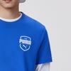 PUMA T Shirts Unisex Electric Blue Crew Neck Moderate Straight Fit 696671-92