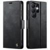 CaseMe Retro Magnetic PU Leather Wallet Phone Case For Samsung Galaxy S26/S26 Plus/S26 Ultra Shockproof Card Holder Pocket Cover