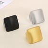 Kalen Stainless Steel Larger Square Ring for Women Men Brushed Polished Golden Finger Anillos Big Charm Accessory Trendy Jewelry