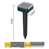 Solar Ultrasonic Pest Repeller: Rodent & Snake Outdoor Deterrent