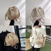 Fashionable Large Capacity Drawstring Bucket Bag For Women In Versatile Colors