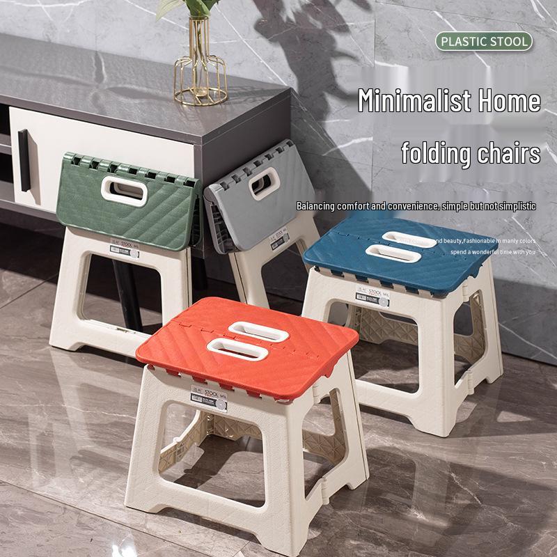 Children's Thickened Portable Folding Stool for Indoor/Outdoor Camping.