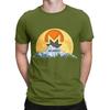 Monero XMR to the Moon Novelty Graphic 100 Cotton TShirt Monero XMR Tees Tops For Unisex