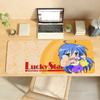 Comic Lucky Star  Mouse Pad  Nonslip Locking Edge DeskMat PC Laptop Accessories Rubber Office Keyboard Large Game XXL Carpet