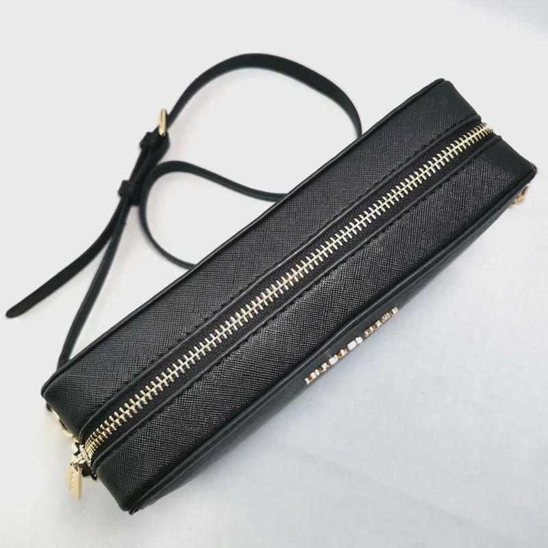 Dámská trendy malá crossbody čtvercová taška z PU kůže s řetízkovým popruhem 2024