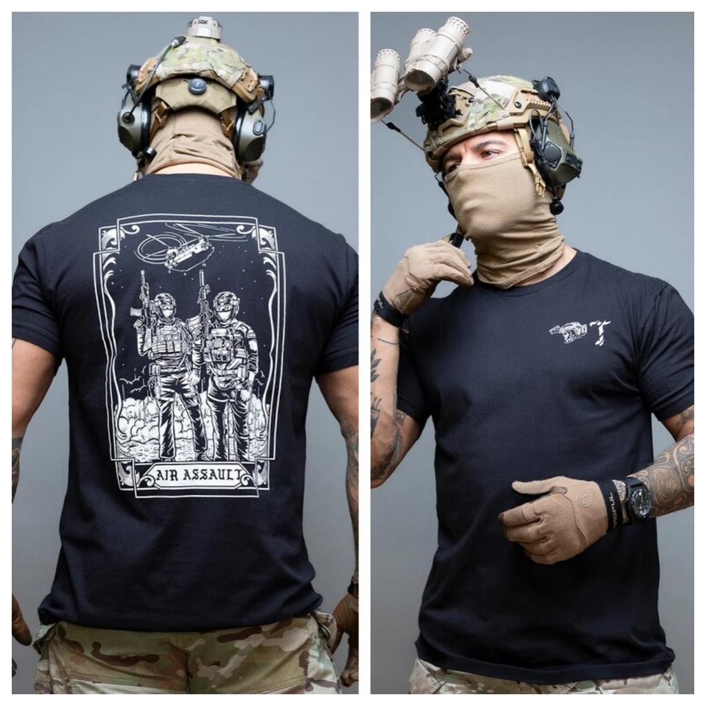 Brothers in Arms Acta Non Verba Militärische Taktik T-Shirt Baumwolle Grafik-T-Shirt Unisex Unisex Sommer Streetwear