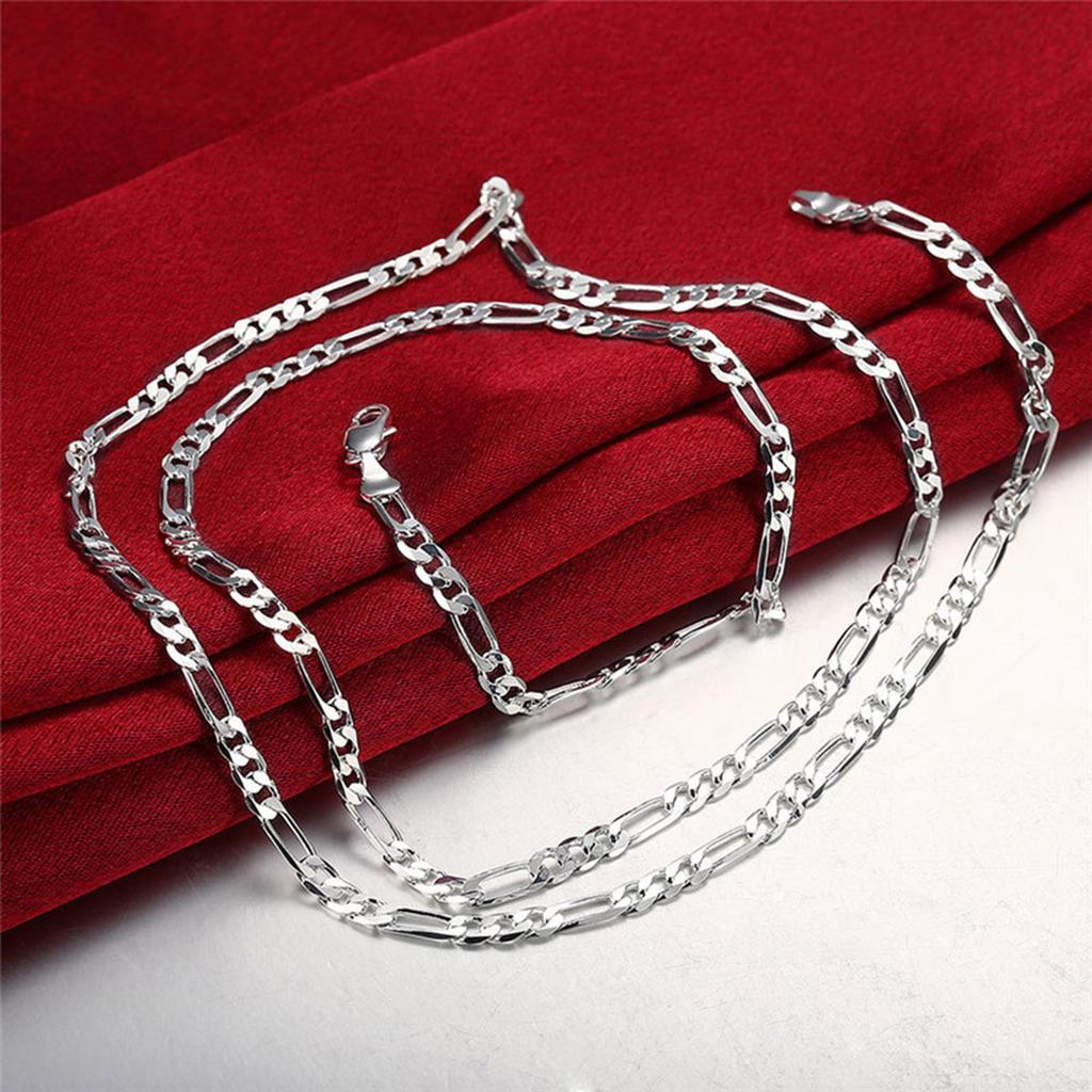 Stevige 3mm 5mm Figaro Schakelketting Ketting Voor Mannen Duurzaam Niet Verkleurend Ontwerp In 16/18/20/22/24 Inch Lengtes Ideaal Cadeau Voor Hem