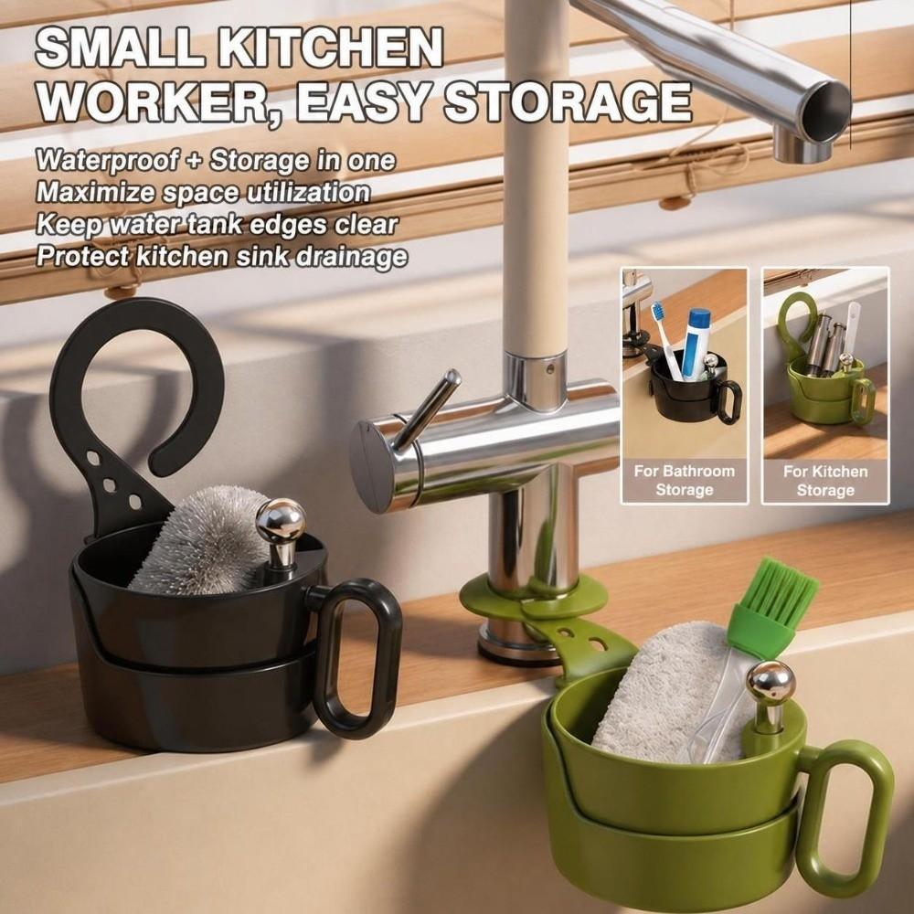 Removable Filter Sink Strainer Basket Fast Drainage Kitchen Sink Drain Basket  Kitchen Organization