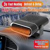 Heating and Fan Modes Car Heater Fan Plastic Car Demister Fan Vehicle Heater Fan  Vehicle Interior