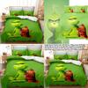 The Grinch Cartoon Character 3d Printed Duvet Cover Set For Modern Bedroom Decor