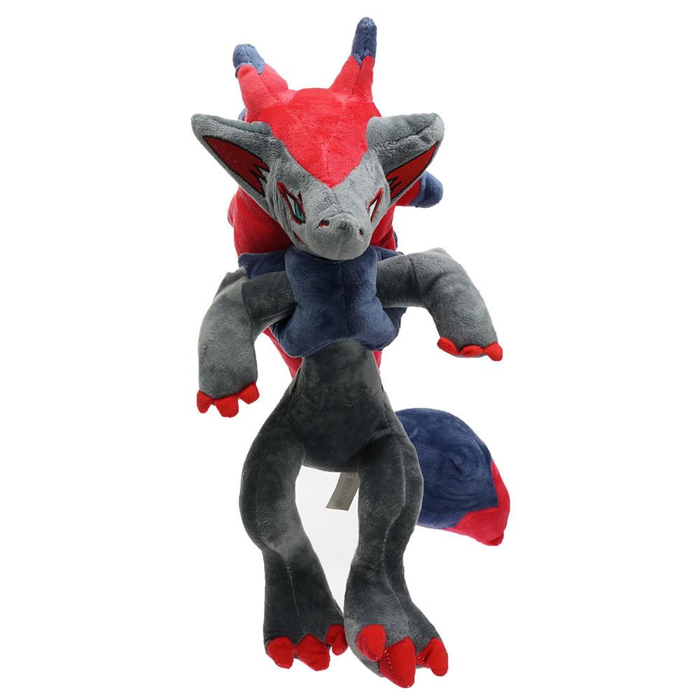 Pokemon Zoroark Plüschtier mit kurzem Flor für Sammler und Kinder