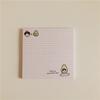 Memo Pad Bread No-sticky Note Paper Grid Square Notepad for Diary Decoration Student Stationery School Supplies