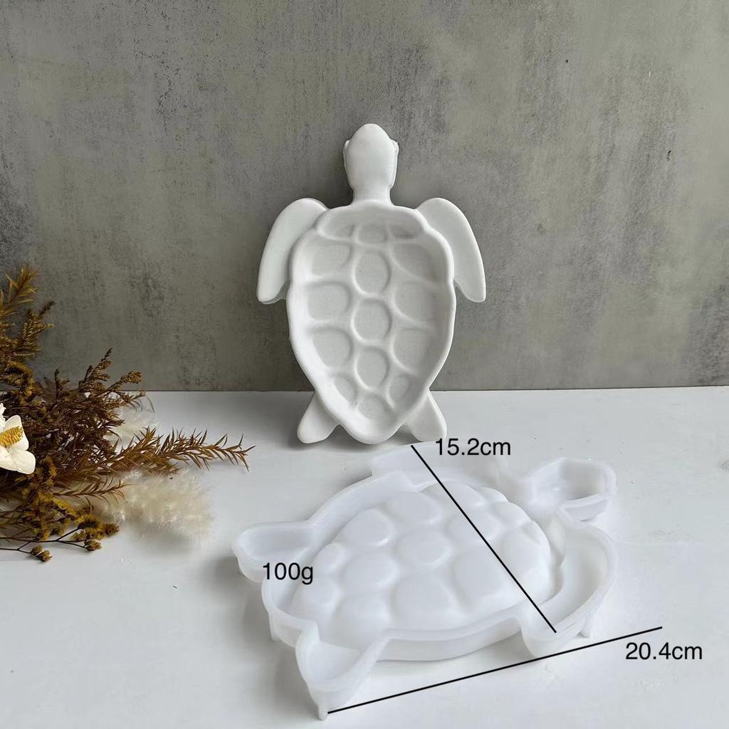 מגש צב ים חדש תבנית סיליקון למגש פירות לפד עשה זאת בעצמך גבס חימר תבנית שרף אפוקסי תבנית סיליקון לתחתיות תכשיטים עיצוב בית