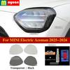 For MINI Electric Aceman 2025-2026 Car Headlight Protective Car Film Transparent Black TPU Exterior Sticker Car Accessories