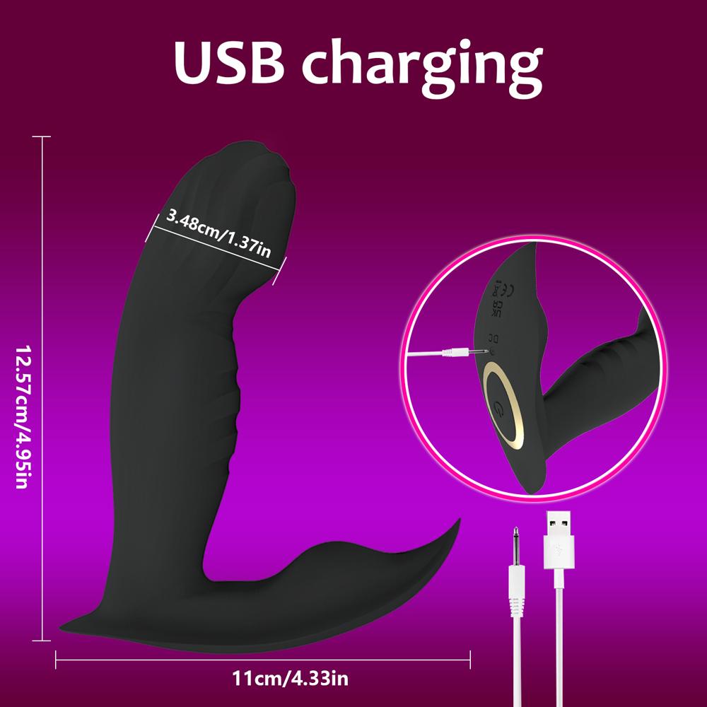 Sex Toys Masturbation Tools for Gay Anal Vibration Prostate Massager 2 In 1 Vagina Vibrating Men Women Butt Plug Adult Products