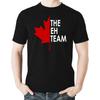 Witty Fashions The Eh Team - Funny Canada Day Flag 1st July - Red Maple Leaf - Novelty Mens T-Shirt