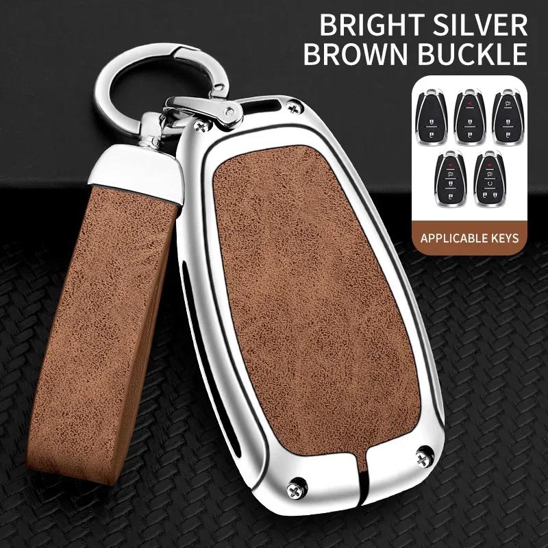Zinc Alloy Car Remote Key Case For Chevrolet Onix Equino Orlando Cruze Spark Sonic Camaro Volt Bolt Trax Malibu Blazer Traverse