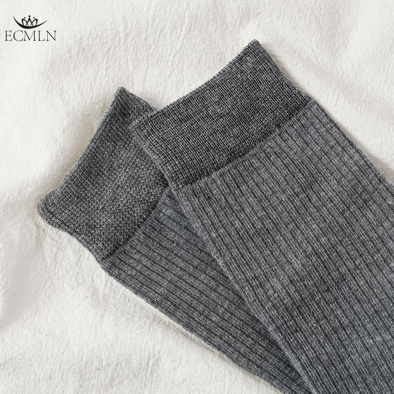 Women's Mid Tube Socks Ancora Red Color Casual Cotton Socks New Trendy Striped Design Socks for Women