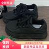 Board Shoes Women's 2025 Popular Spring Students Lightweight Versatile Casual Bread Shoes Sports Shoes Work Soft-soled Shoes